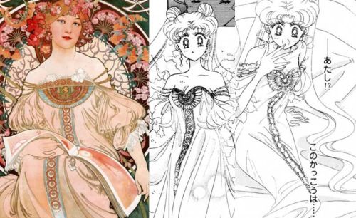 lunaeminxxx:Naoko Takeuchi (Sailor Moon) inspiration/references for her art ♡♡