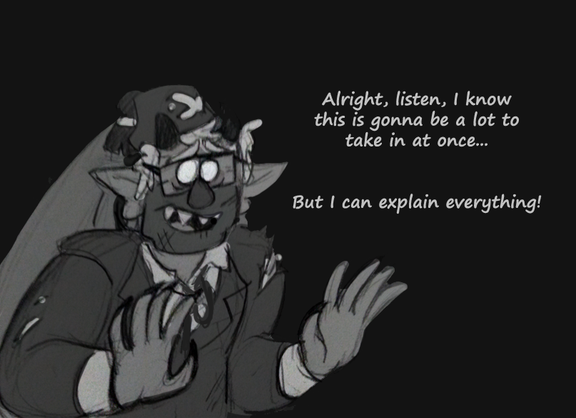 gargrunk:  Their reunion is like 10x more confusing and stressful in this au. I