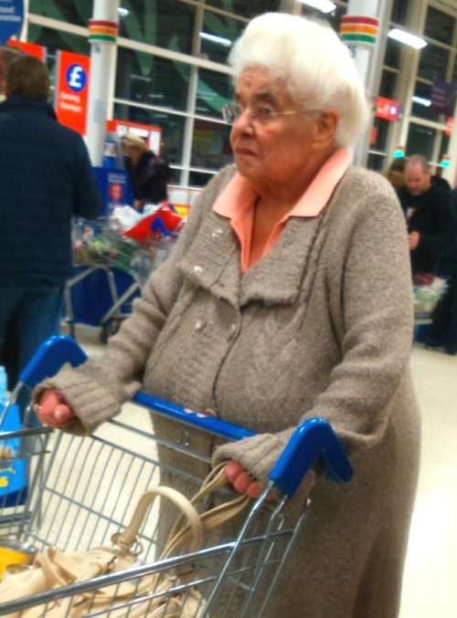 granny has huge tits
