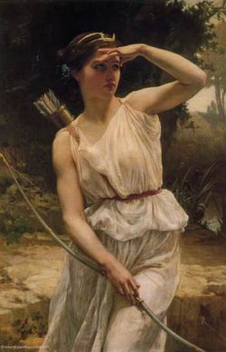 das-grablied:  spiritbones:  Diana Hunting by Guillaume Seignac  