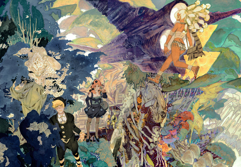 enoqi:  Artwork by: Senlin (森林栄二) 