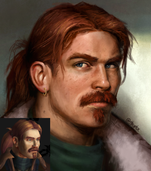 My humble attempt at drawing a realistic Flynn Fairwind