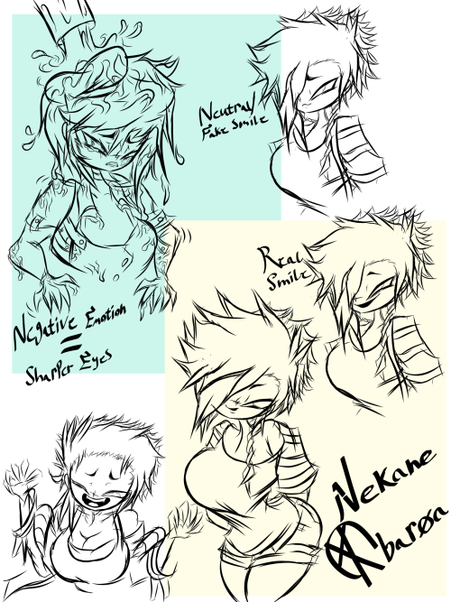 BLAABR- Sketches Busy with the end of semester but made some random doodles of Nekane the other nigh