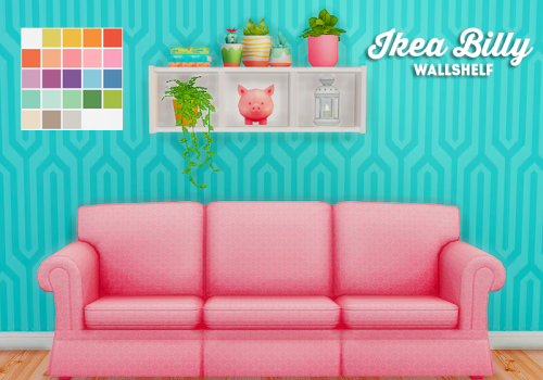 [ts4] 2t4 IKEA Billy wallshelfSo..this set never end, does it?   I keep…finding stuff. I thou