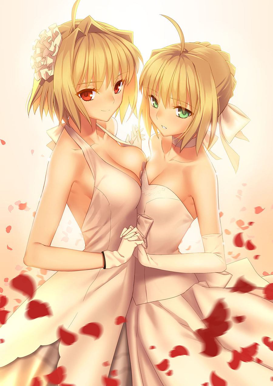 twin-tailed:  Blonde Heroines by Soga Makoto 