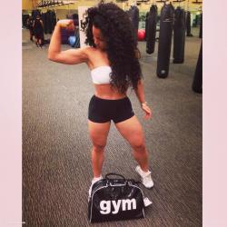 rosaacosta:  Me and my GYM bag -View more