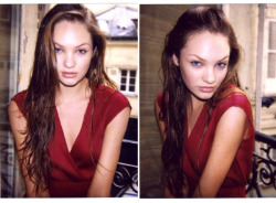 mihaliko:  Old polaroids of Candice Swanepoel 