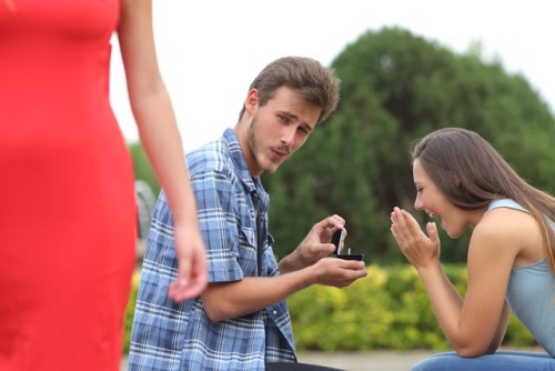 distractedboyfriend:  Stay the fuck away from this dude