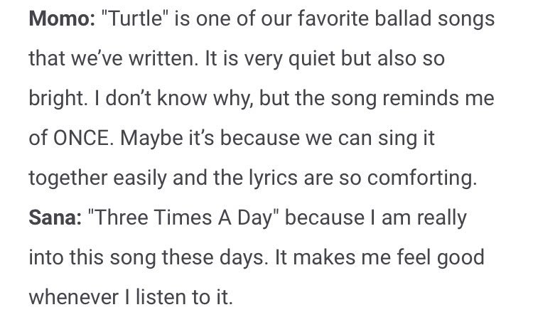 Momoring Sana So Momo S Fav Song Is Turtle I Suggest To See