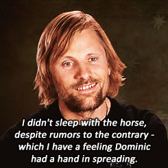 ofbadmornings:The cast of LOTR talk about their horses