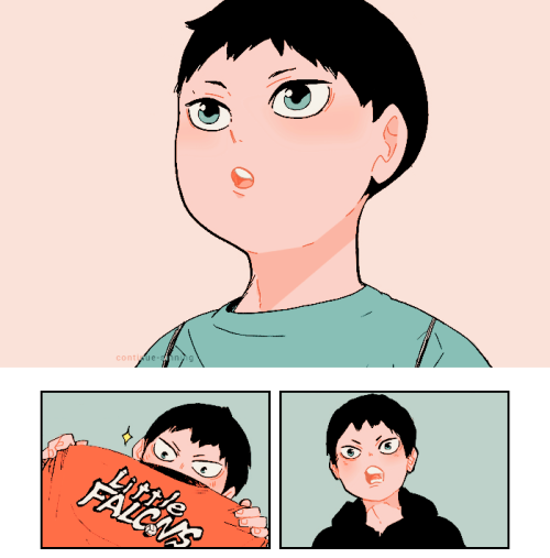 continue-sinning:Haikyuu Chapter 387: 『Baby Kageyama』☆