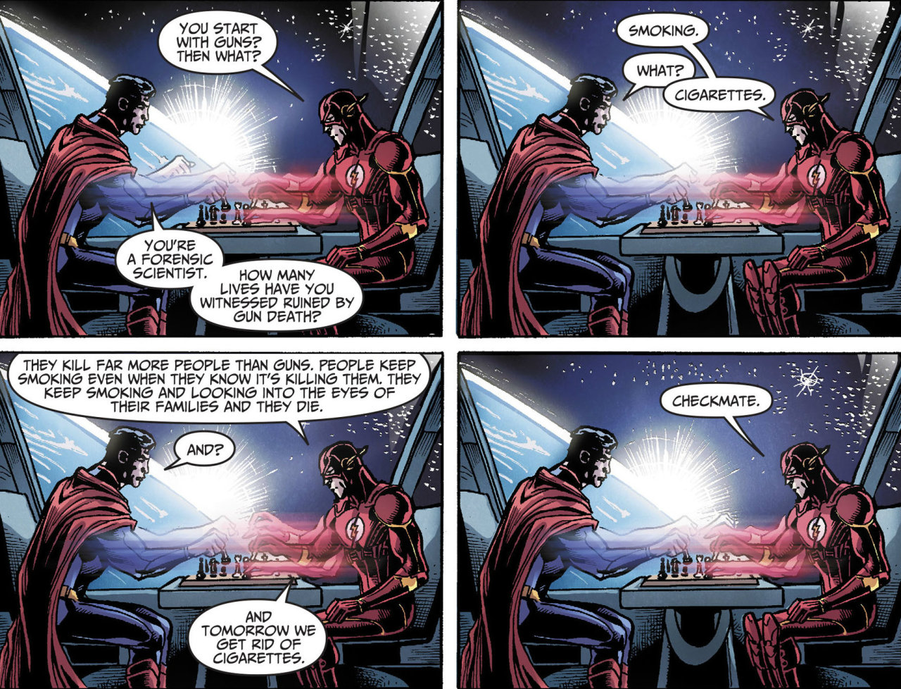 despondentparamour:   Injustice: Gods Among Us #26  This is one of my favorite moments