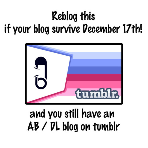 lilwranglerchris: miltonweardiapers: Reblog this if your blog survive December 17th I’m still 