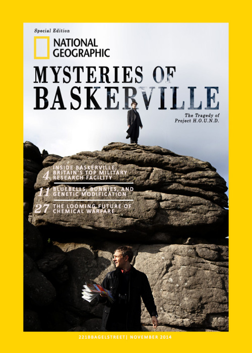 The Hounds of Baskerville + National Geographic Magazine