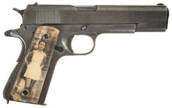 Peashooter85:  World War Ii Colt 1911 Sweetheart Grips, During World War Ii The Colt