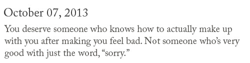 Yours Truly, B