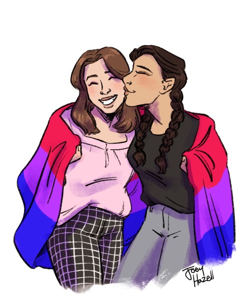 Claudette and Ellinor for @mournholdmushroom and @bitchesofostwick Like this? I’m closing my pride s