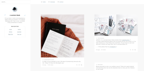 sorrism: adeline - preview / code a sidebar theme that I made while listening to a lot of alt j