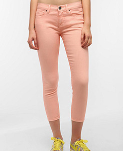 Urban Outfitters: BDG Twig Grazer Mid-Rise Jean - Peach Worn At: Loud Tour Concert #4: In The Venue 