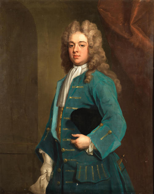 galleryofunknowns:Attributed to Godfrey Kneller (b.1646 - d.1723), ‘Portrait of a Gentleman in a tea