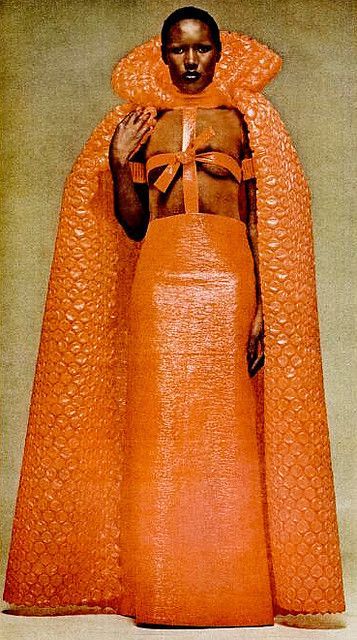 christopherbarnard:Grace Jones in Courrèges, 1974 