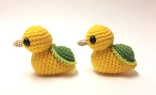 Finally got my crochet pattern for Baby Turtle Ducks up on Etsy! Now people can make their own cute 