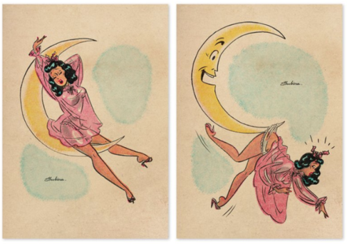 XXX snootyfoxfashion:  Retro Pinup Girl Art Prints photo