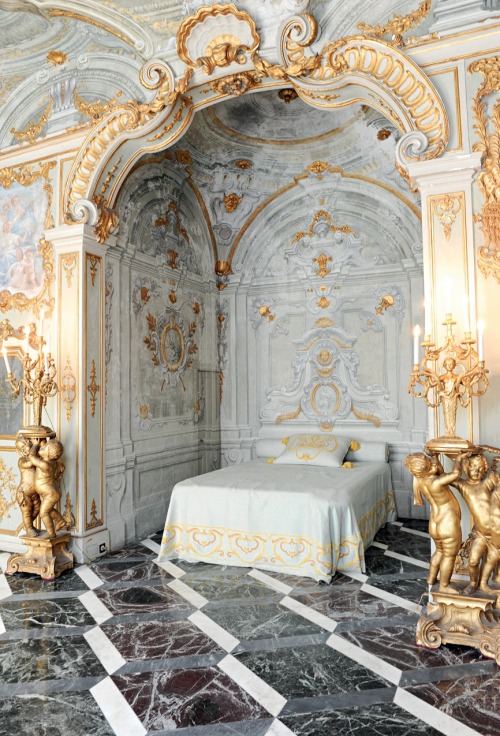 livesunique:The apartments of the Duchess of Galliera, Palazzo Rosso, Genoa, Italy