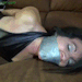 the-english-bounder:Gigi woke up in the strange house. The sexy leather outfit she