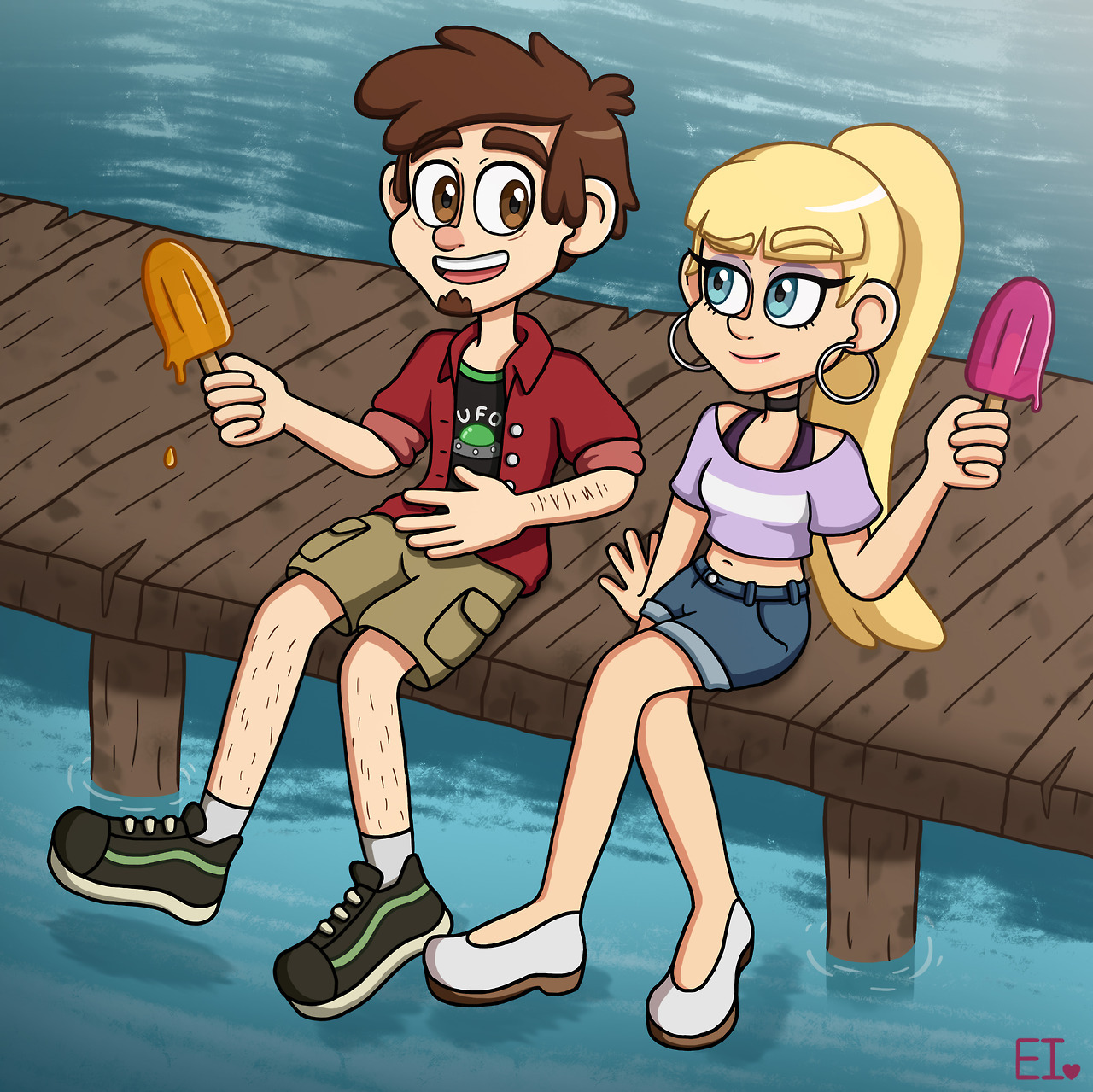 embracingimagination:  Here is the finished version of that little sketch I did! :D