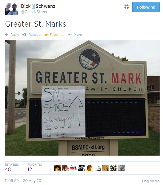 mohala-sumiko:  this morning, police raided Greater St. Mark school/church in Ferguson,