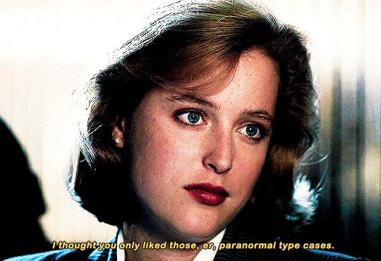 mulderscully: You and I are going to the spud state to investigate a little kidnapping. I don’t get 