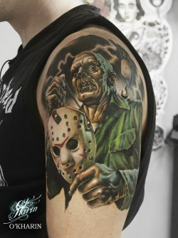 1337tattoos:  Aleksandr O’kharin  Badass!