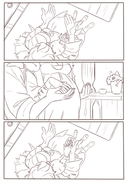 inimeitiel:Here’s the short comic I was working on last year and never finished. This was actually a