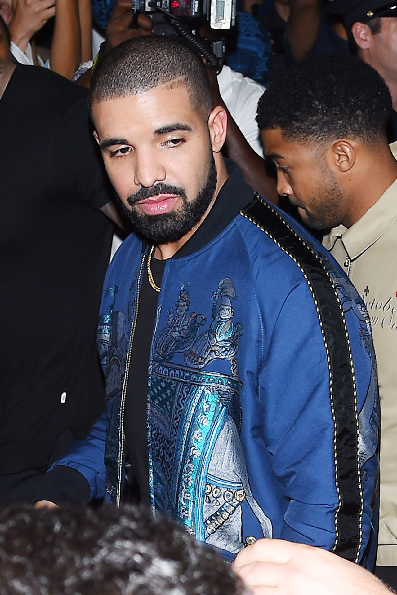 celebritiesofcolor:  Drake at Rihanna’s VMA After party at Up &amp; Down Nightclub