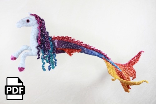 sosuperawesome:Amigurumi Dragon and Mermicorn Patterns, by Crafty Intentions on EtsySee our ‘DIY’ ta