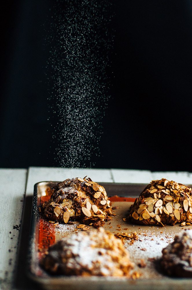 sweetoothgirl:  Double Baked Almond Croissants Two Ways- Pumpkin Pie and Chocolate