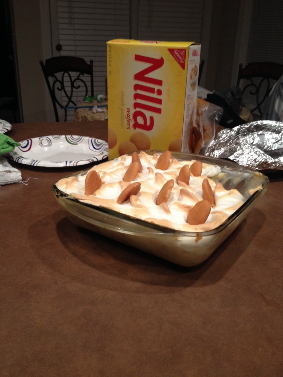 micthemicrophone:  genchiart:  We finally did it guys. Banana pudding. My mom helped