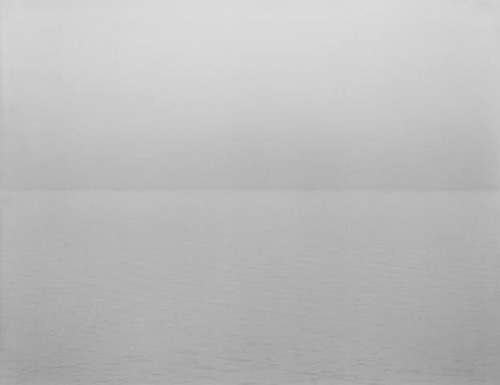 museumuesum:  Hiroshi Sugimoto photographs from the series Seascapes, 1989-1997 gelatin silver prints, dimensions vary with edition Caribbean Sea, Jamaica, 1980 Mediterranean Sea, Cassis, 1989 North Atlantic Ocean, Cliffs of Moher I, 1989 North Pacific