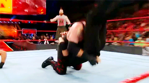 mith-gifs-wrestling:  Seth’s desperate agonized crawling in the foreground is…