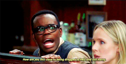 kyloorenz:The Good Place 3×09: Don’t Let the Good Life Pass You By