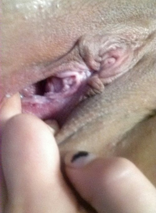 itwasloveatfistsite:  First one is, once again, a picture of my “resting gape” which is much, much, MUCH bigger than the last one I uploaded! And the other two are me fucking around :) I’m getting looser and sloppier every day and I feel like such