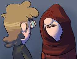 shwipty: fiddleford: i should probably take a nap its been a long da–fiddleford to fiddleford: just one more memory erase