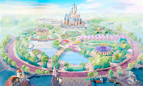 mickeyandcompany:Concept art for Shanghai Disneyland Park