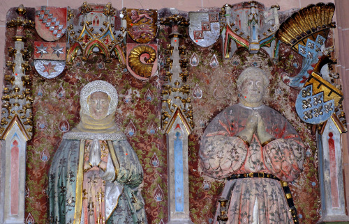 Tomb epitaph of Johann von Dalberg und Anna von Bickenbach in St. Catherine’s Church, Oppenhei