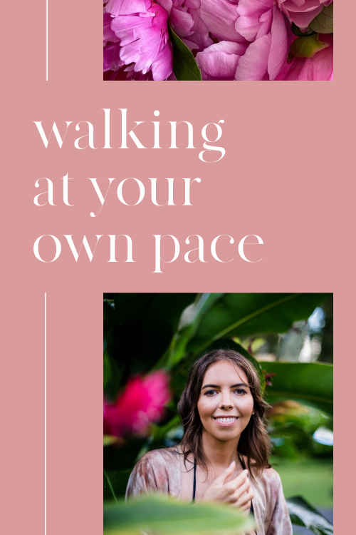 Read my new blog post about “Walking at your own pace”✨https://snowflakesareallaroundme.com/2021/02/