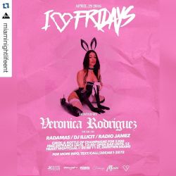 #Repost @miaminightlifeent with @repostapp. ・・・ I ❤️ Fridays powered by @miaminightlifeent tomorrow Friday hosted by @teamvrod  Ladies 18+ / Guys 21 + You must RSVP via text if attending to get on our guest list for FREE admission before 12:30