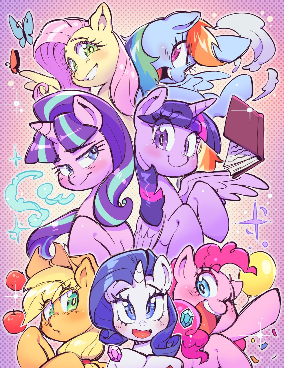 texasuberalles: メーン7おめでとうって感じの絵  by さんじろ♨