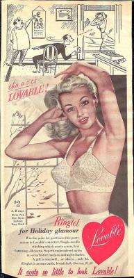 Vintagebounty:  Lovable “Ringlet” 1952 Vintage Advertisement Original Photoplay