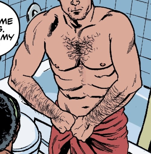 Shirtless Men in Comics